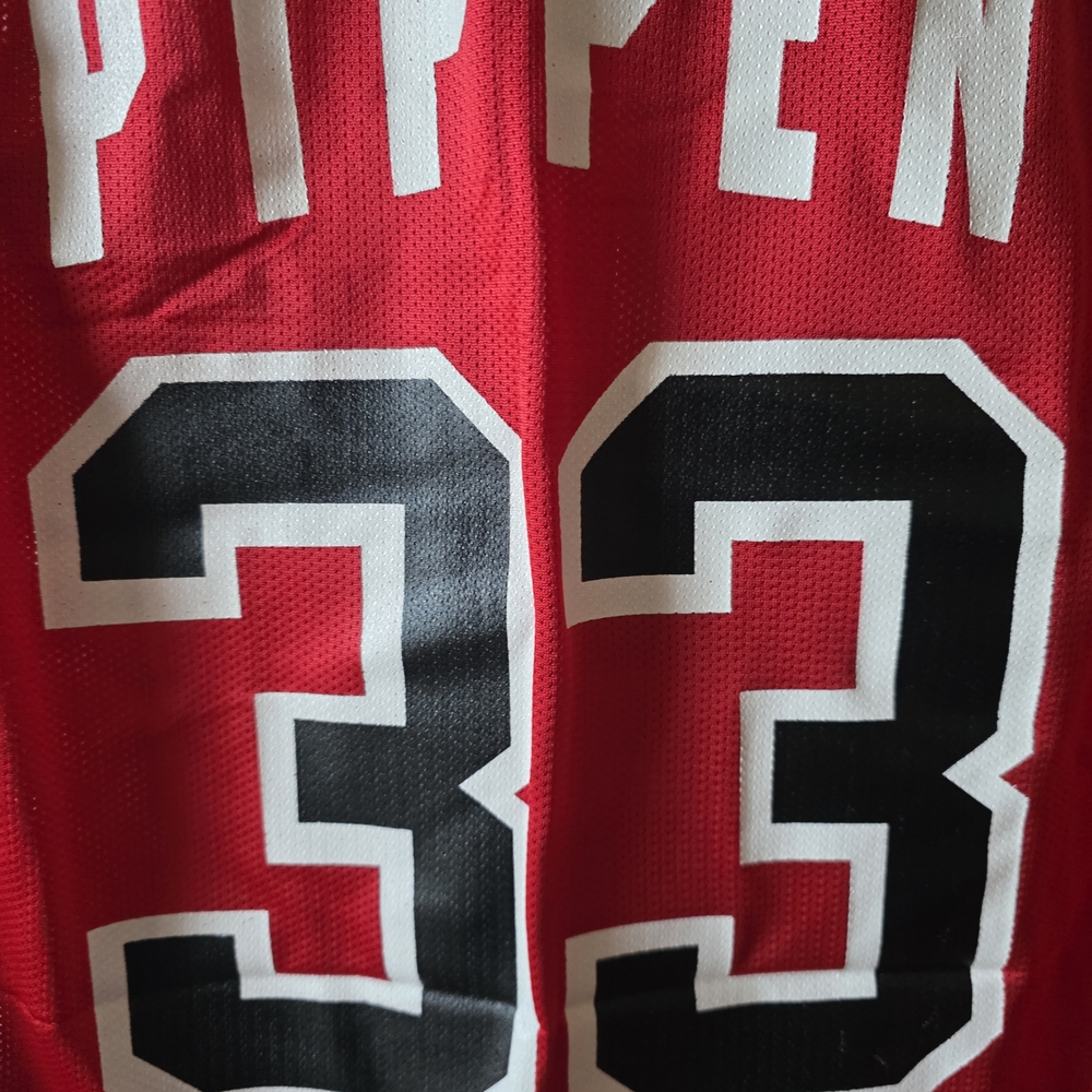 Vintage Champion Chicago Bulls Scottie Pippen #33 NBA Jersey Size 48 (M) USA - Picture 6 of 7